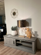 TV dressoir met metalen lijst